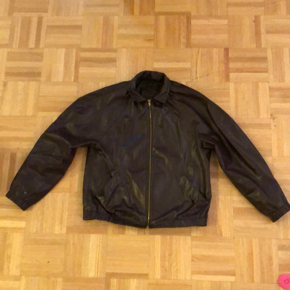 Vintage Leather Bomber